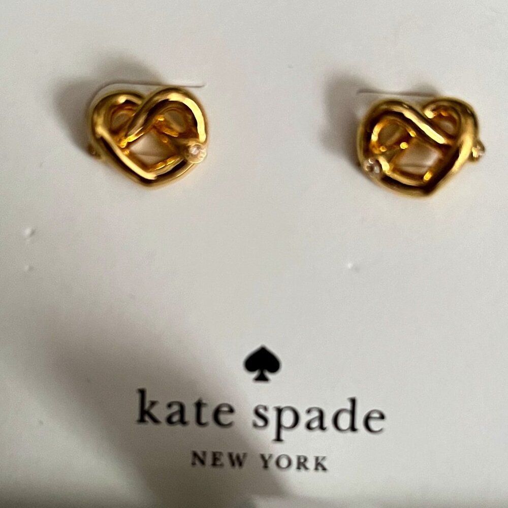 BNWT KATE SPADE New York Love Me Knot Stud Earrings (OS) - Picture 3 of 5